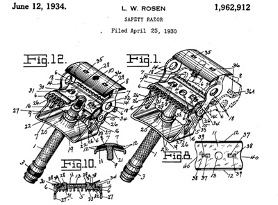 Lou Rosen's Razor Patent